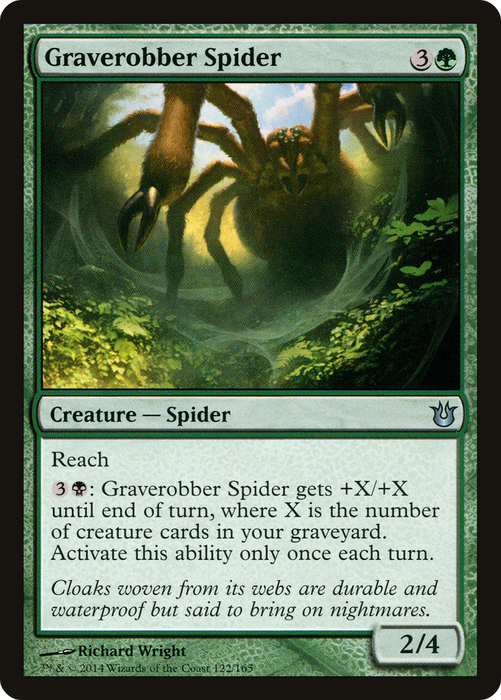 Graverobber Spider (BNG-122) - uncommon - Foil