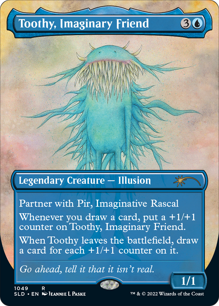 Toothy, Imaginary Friend (SLD-1049) - rare (Borderless) - Foil