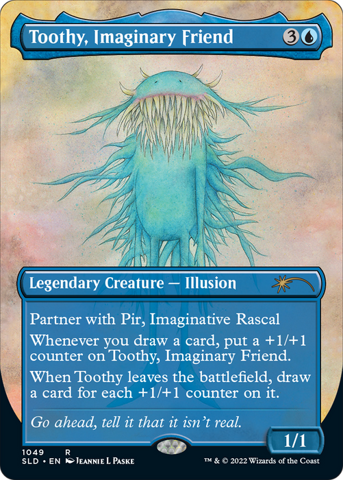 Toothy, Imaginary Friend (SLD-1049) - rare (Borderless) - Foil