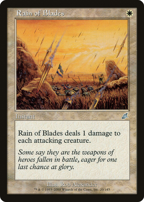 Rain of Blades (SCG-020) - uncommon