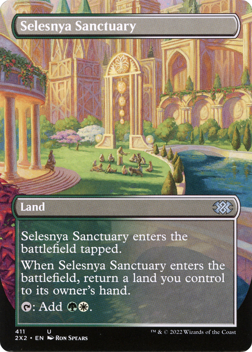 Selesnya Sanctuary (2X2-411) - uncommon (Borderless) - Foil
