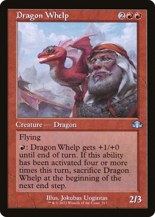 Dragon Whelp (DMR-317) - uncommon - Foil