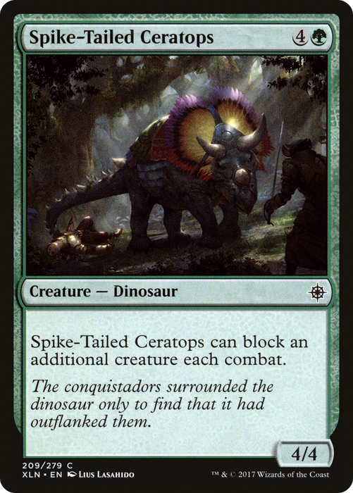 Spike-Tailed Ceratops (XLN-209) - common
