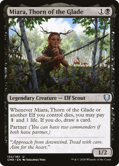 Miara, Thorn of the Glade (CMR-133) - uncommon
