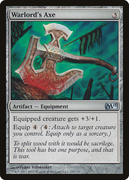 Warlord's Axe (M11-220) - uncommon