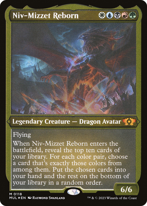 Niv-Mizzet Reborn (MUL-118) - mythic - Etched Foil