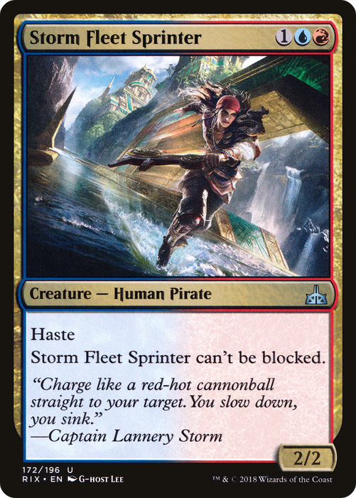 Storm Fleet Sprinter (RIX-172) - uncommon - Foil