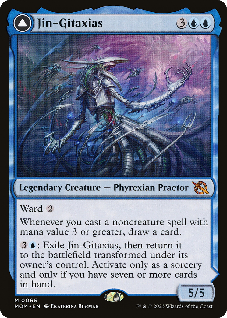 Jin-Gitaxias // The Great Synthesis (MOM-065) - mythic - Foil