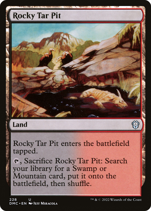 Rocky Tar Pit (DMC-228) - uncommon