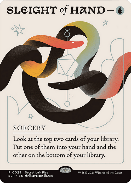 Sleight of Hand (PTP-025) - rare - Foil