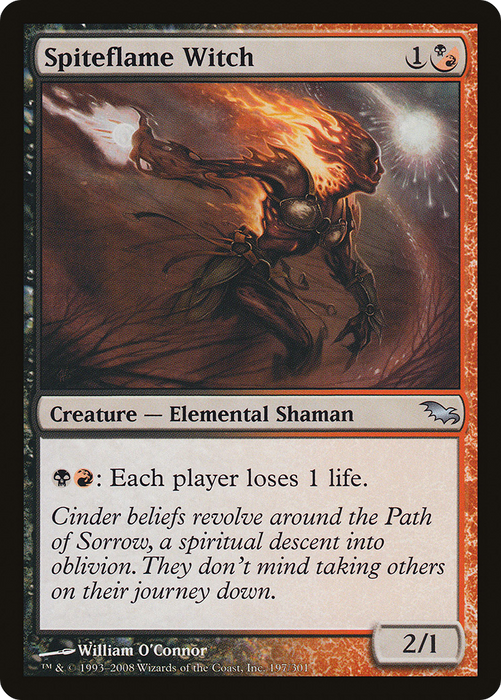 Spiteflame Witch (SHM-197) - uncommon - Foil