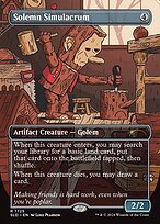 Solemn Simulacrum (SLD-1725) - rare (Borderless) - Foil
