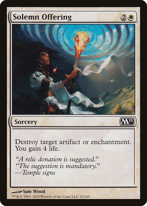 Solemn Offering (M11-032) - common - Foil