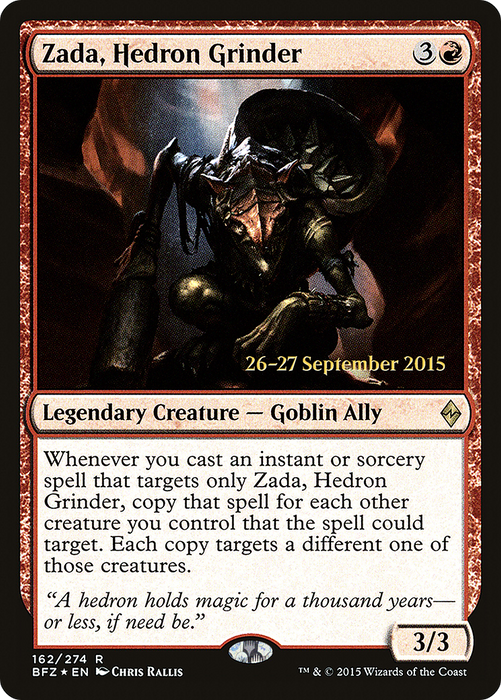 Zada, Hedron Grinder (PRE-162S) - rare - Foil