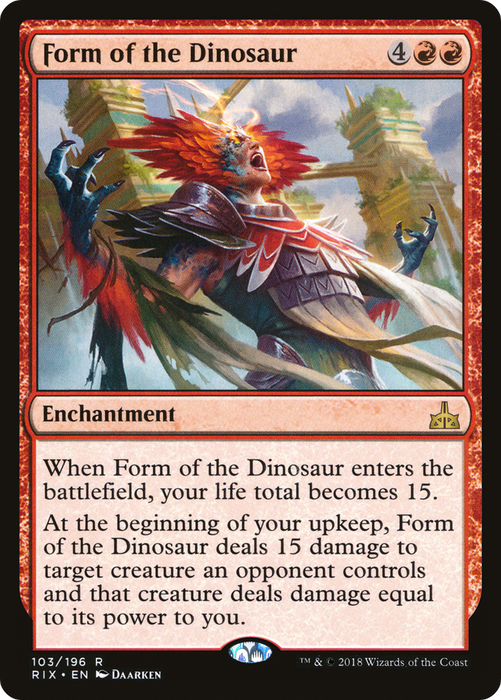Form of the Dinosaur (RIX-103) - rare