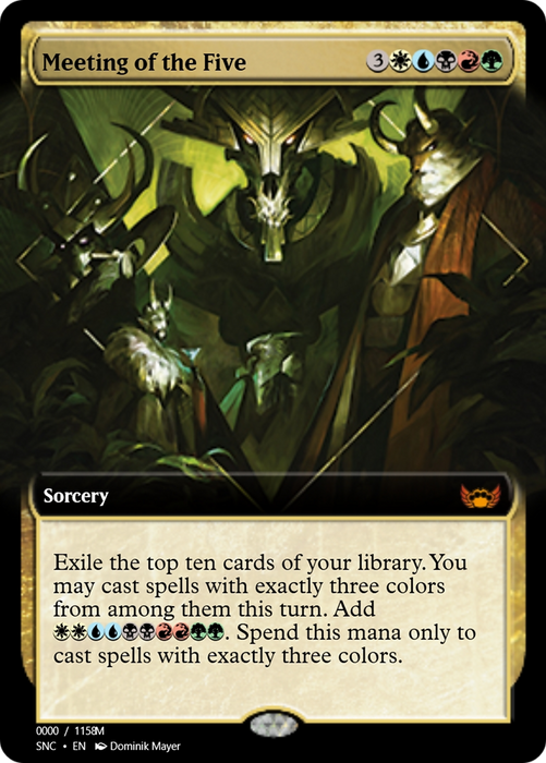 Meeting of the Five (PRM-99757) - mythic - Foil