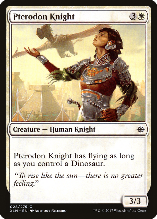 Pterodon Knight (XLN-028) - common - Foil