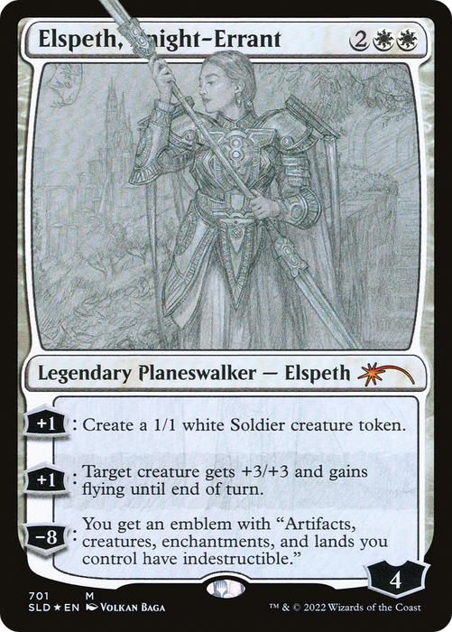 Elspeth, Knight-Errant (SLD-701) - mythic