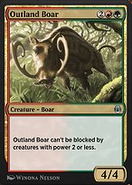 Outland Boar (KLR-201) - uncommon