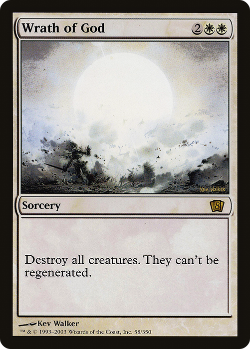 Wrath of God (8ED-58★) - rare - Foil
