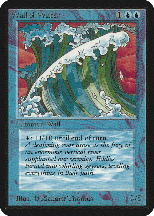 Wall of Water (LEA-090) - uncommon
