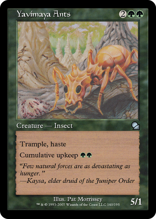 Yavimaya Ants (ME1-140) - uncommon - Foil
