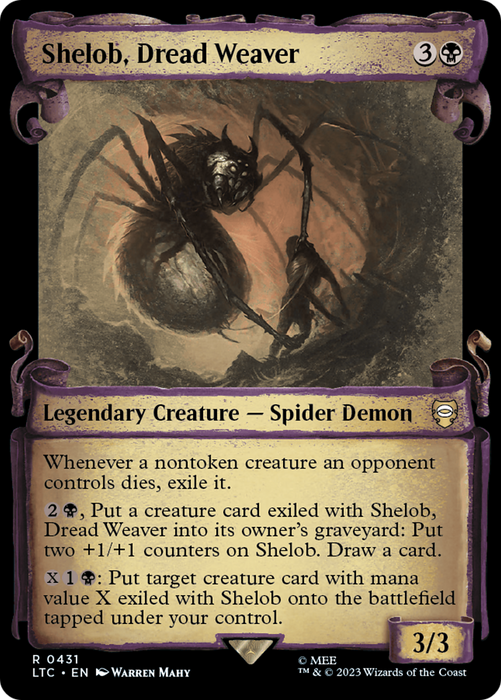 Shelob, Dread Weaver (LTC-431) - rare: (Showcase)