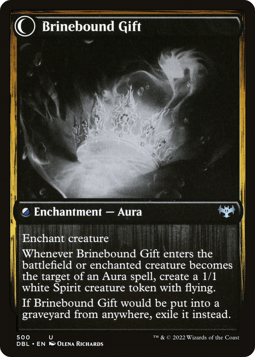 Brine Comber // Brinebound Gift (DBL-500) - uncommon: (Double Faced Transform) - Foil