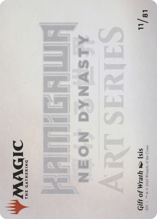 Gift of Wrath // Gift of Wrath (ANEO-011) - common (Borderless) - Foil