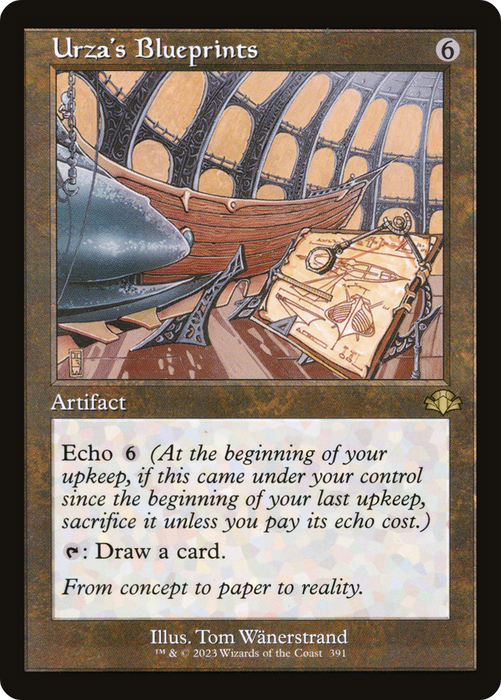 Urza's Blueprints (DMR-391) - rare - Foil