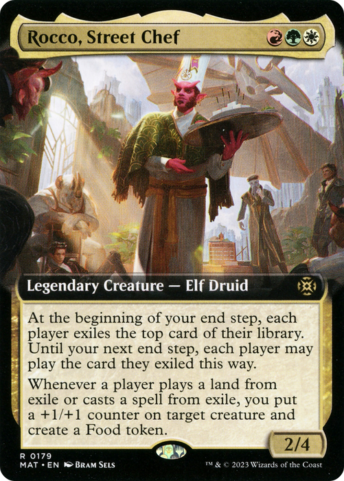 Rocco, Street Chef (MAT-179) - rare: (Extended Art) - Foil