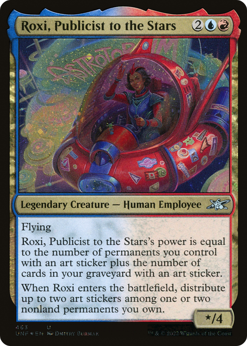Roxi, Publicist to the Stars (UNF-463) - uncommon - Foil