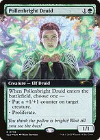 Pollenbright Druid (SLD-776) - rare: (Extended Art) - Foil