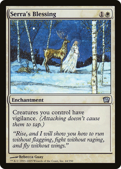 Serra's Blessing (9ED-44★) - uncommon - Foil