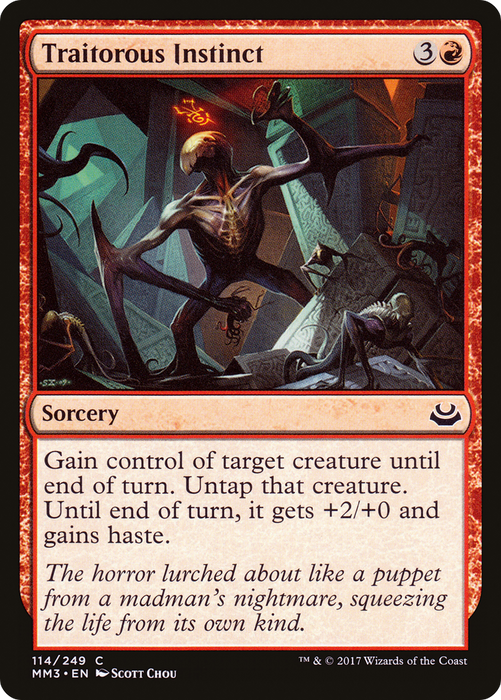 Traitorous Instinct (MM3-114) - common - Foil