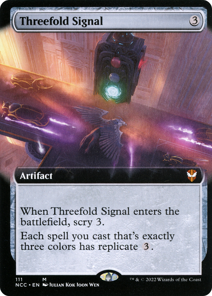 Threefold Signal (NCC-111) - mythic: (Extended Art)