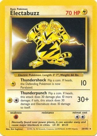 Electabuzz (020/102) - BS  - Rare