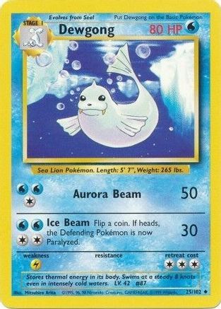 Dewgong (025/102) - BS  - Uncommon