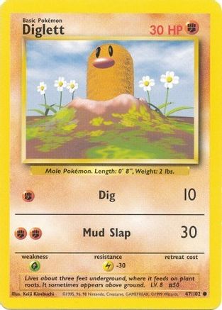 Diglett (047/102) - BS  - Common
