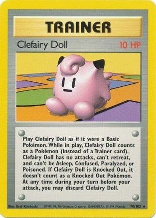 Clefairy Doll (070/102) - BS  - Rare