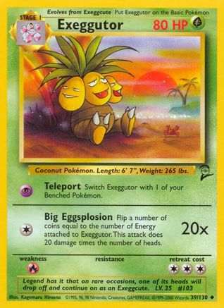 Exeggutor (039/130) - BS2  - Uncommon