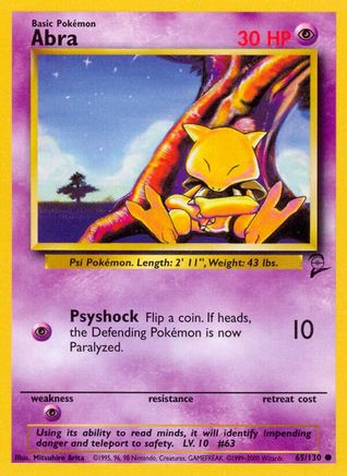 Abra (065/130) - BS2  - Common