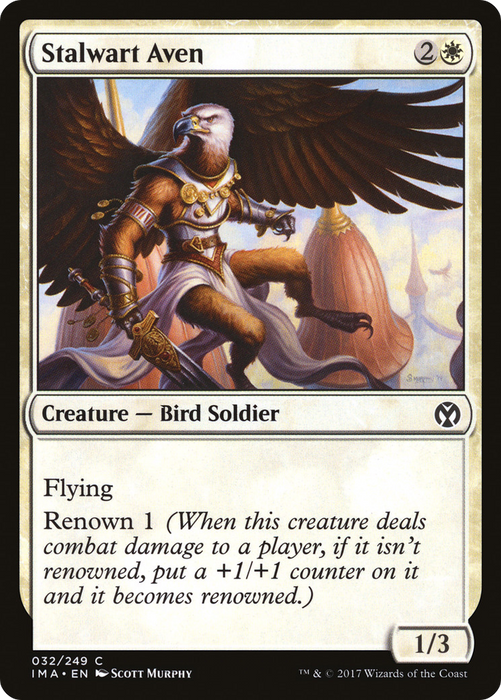 Stalwart Aven (IMA-032) - common - Foil