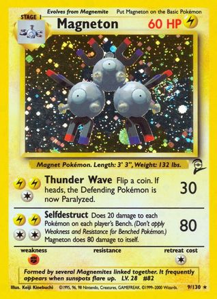 Magneton (009/130) - BS2  - Holo Rare - Holofoil