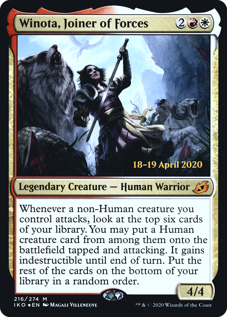 Winota, Joiner of Forces (PRE-216S) - mythic - Foil