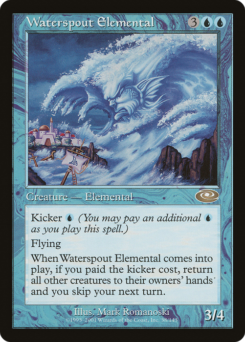 Waterspout Elemental (PLS-038) - rare - Foil