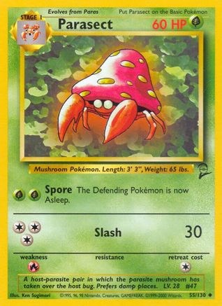 Parasect (055/130) - BS2  - Uncommon