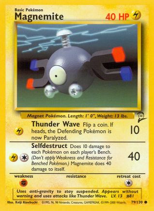 Magnemite (079/130) - BS2  - Common