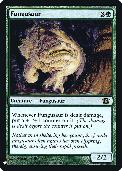 Fungusaur (LIST-8ED-250) - rare - Foil