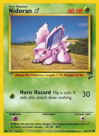Nidoran M (083/130) - BS2  - Common